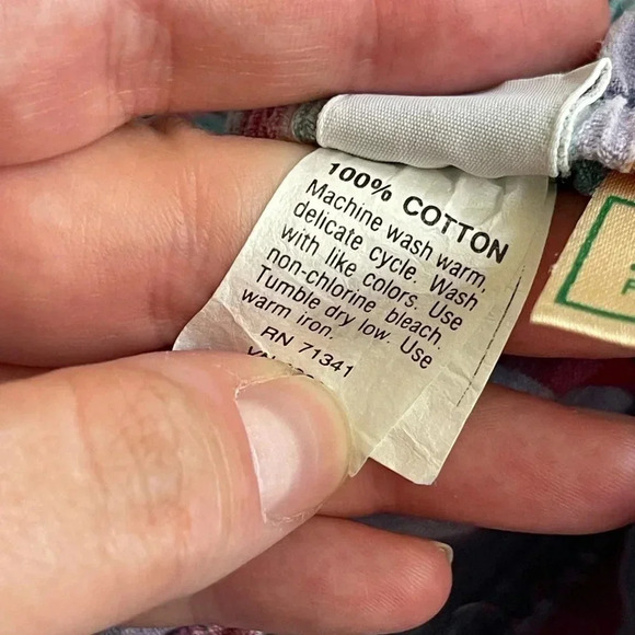 Vintage LL Bean Green Plaid Summer Shorts – Lightweight Hi-Waist w/ Tie & Pocket - Picture 6 of 13